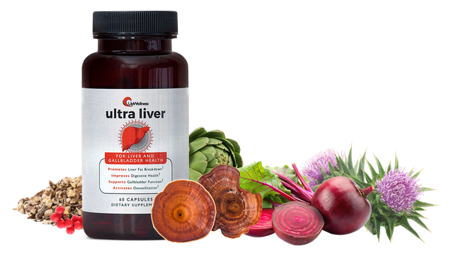 UpWellness Ultra Liver Supplement for Liver Health and Gallbladder Support 60 capsules