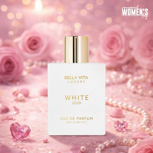 Bellavita Luxury White Oud Eau de Parfum | 100 ml (3.4 fl 07.) | Perfume for Men and Women | Fruity Artemisia