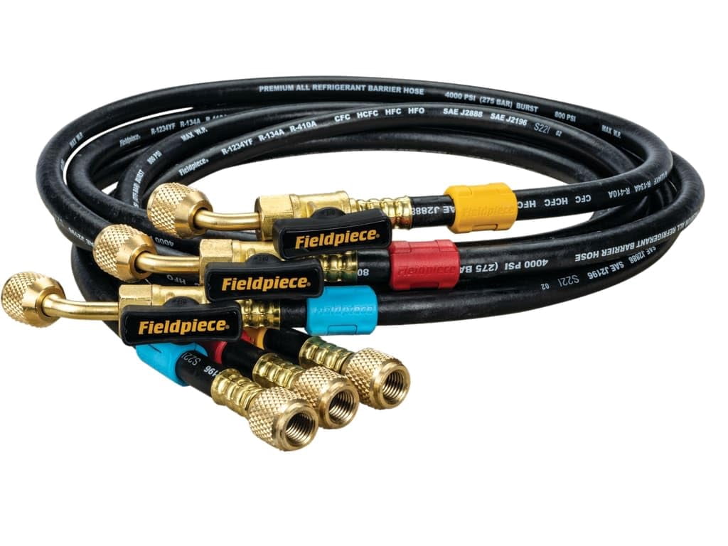 Fieldpiece HR3B Ball Valve Refrigerant Hose Set (3)