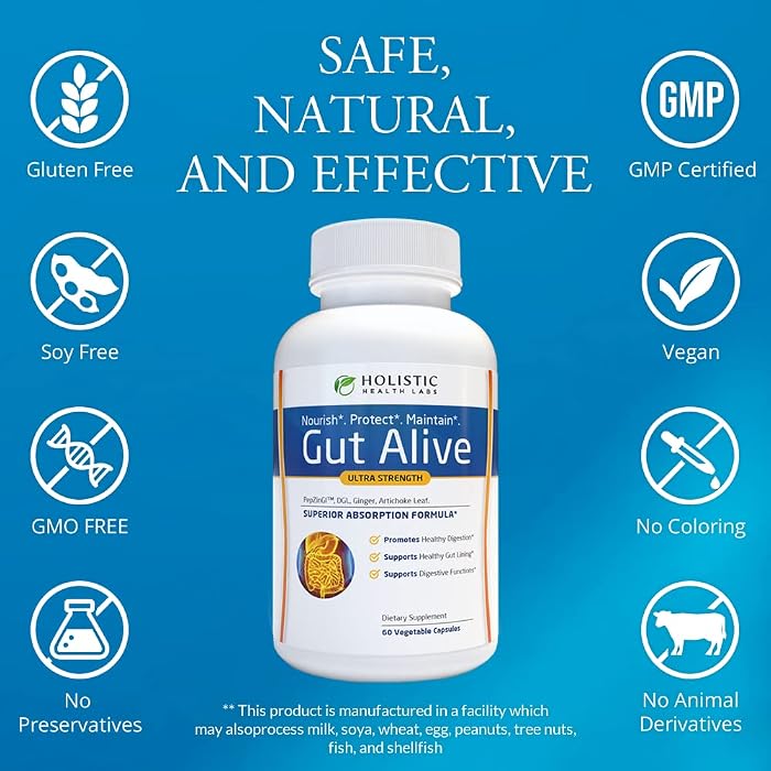 Gut Alive For Restoring Gut Lining 60 Capsule