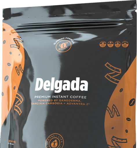 Coffee Delgada Premium Instant Coffee with Ganoderma Lucidum Mushroom