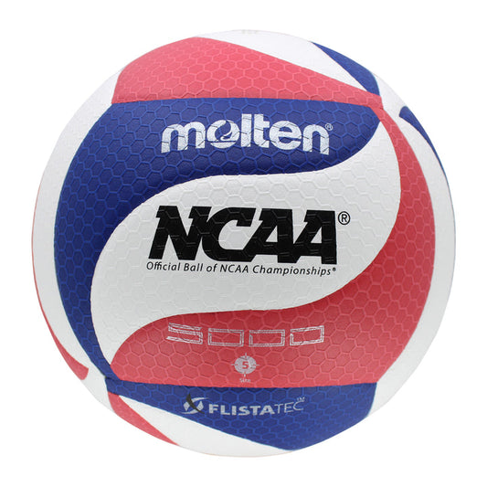 Molten V5M5000-3N Flistatec NCAA Volleyball - Red/White/Blue - PU Microfiber Ball
