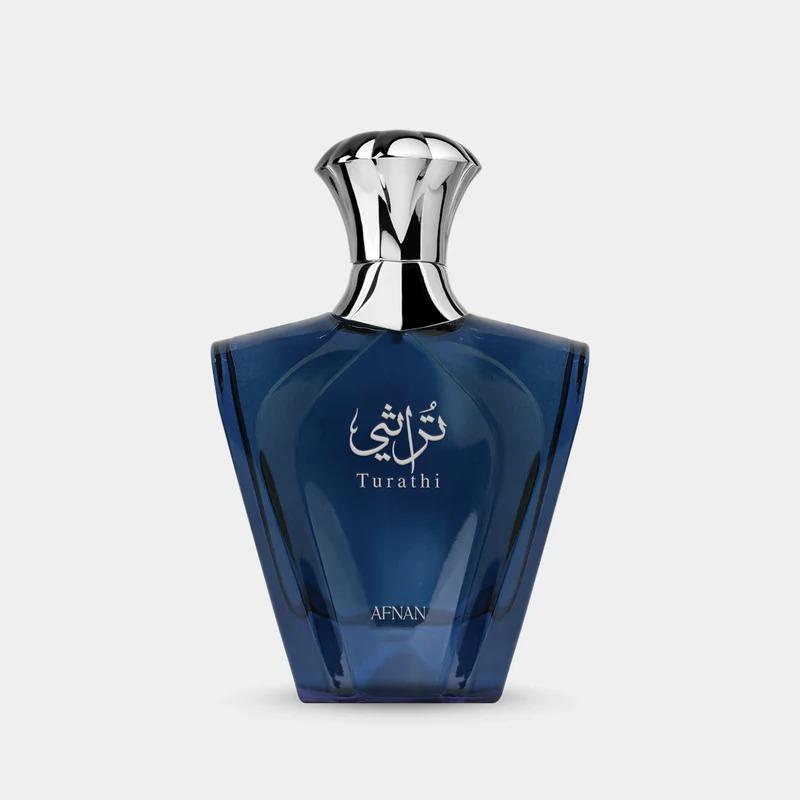 Afnan Turathi Blue Eau de Parfum Spray for Men, 3.04 Fl. Oz – 3.04 oz / 90 ml