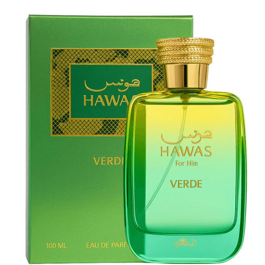 Rasasi Hawas Verde Eau De Parfum Spray for Men – 3.4 oz / 100 ml