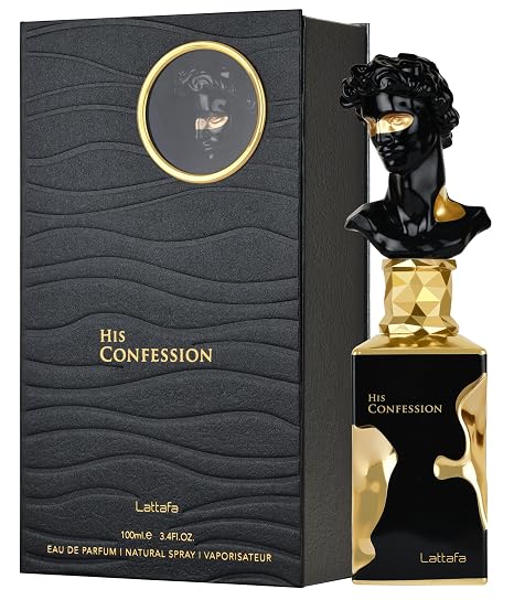 Lattafa His Confession for Men Eau de Parfum Spray – 3.40 oz / 100 ml