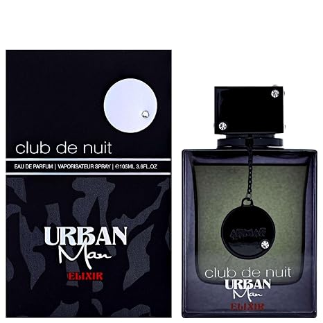 Atrmaf Club De Nuit Urban Man Elixir for Men Eau de Parfliim Spray – 3.6 oz / 105 ml