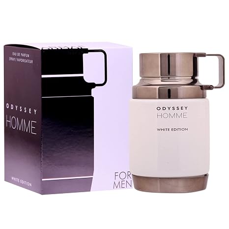 Atrmaf Odyssey Homme White Edition for Men Eau de Parfliim Spray – 3.4 oz / 100 ml