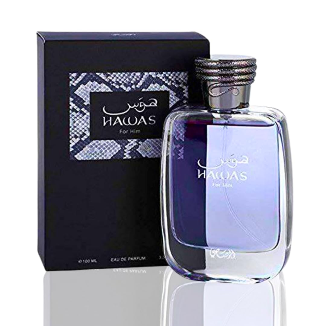Rasasi Hawas for Men Eau de Parfum Spray – 3.4 oz / 100 ml