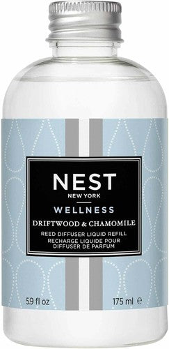 NEST New York Fragrances Driftwood & Chamomile Reed Diffuser Liquid Refill, New