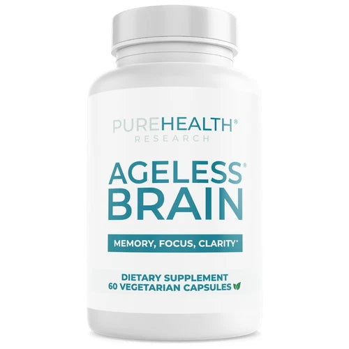Boost Brain Function & Recall with PureHealth Ageless Brain 60 capsules