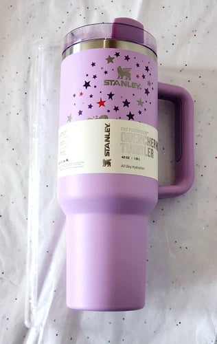 Stanley Purple w/ Stars Tumbler 40 oz