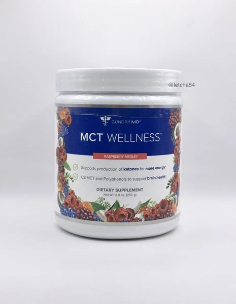 Gundry MD MCT Wellness Powder Raspberry Medley Flavor production of ketones