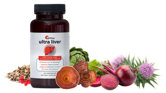 UpWellness Ultra Liver Supplement for Liver Health and Gallbladder Support 60 capsules