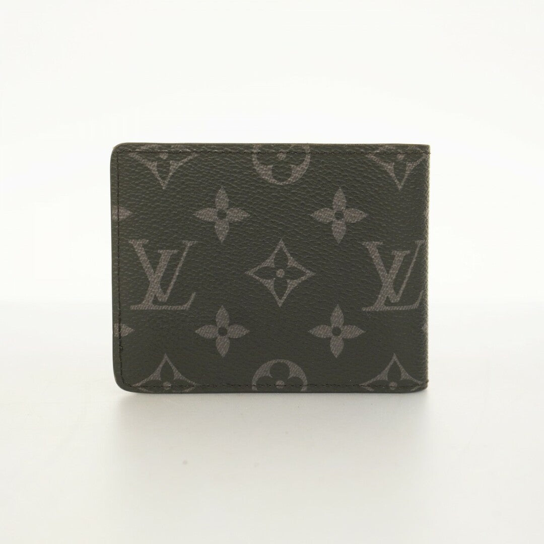 Louis Vuitton Eclipse LV Monogram Black Leather Bifold Wallet