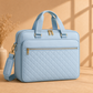 Quilted Laptop Work Tote – Elegant Multi-Compartment Office Bag