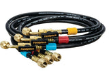 Fieldpiece HR3B Ball Valve Refrigerant Hose Set (3)