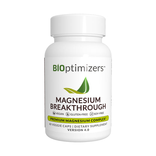 BiOptimizers Magnesium Breakthrough Supplement 4.0 - 60 Capsules