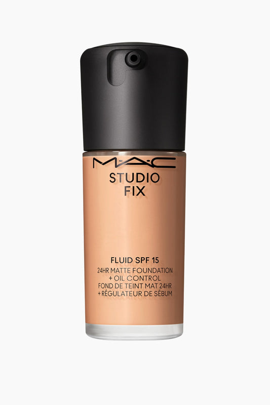 Studio Fix Fluid SPF 15 24Hr Matte Foundation Plus Oil Control - NC27 by MAC for Women - 1 oz Foundation