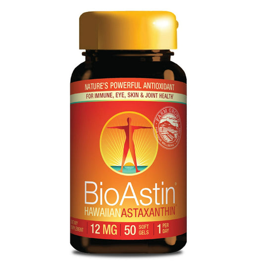 BioAstin Hawaiian Astaxanthin 12 mg Supplement 120 Soft Gels