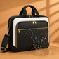 Quilted Laptop Work Tote – Elegant Multi-Compartment Office Bag