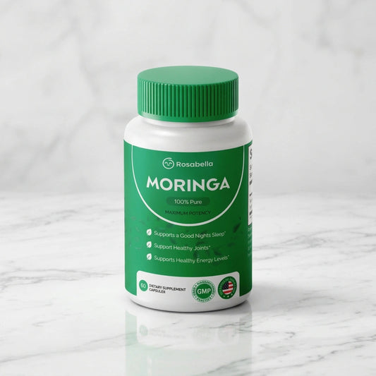 Rosabella Moringa Capsules - Pure Moringa Powder 60 Capsules