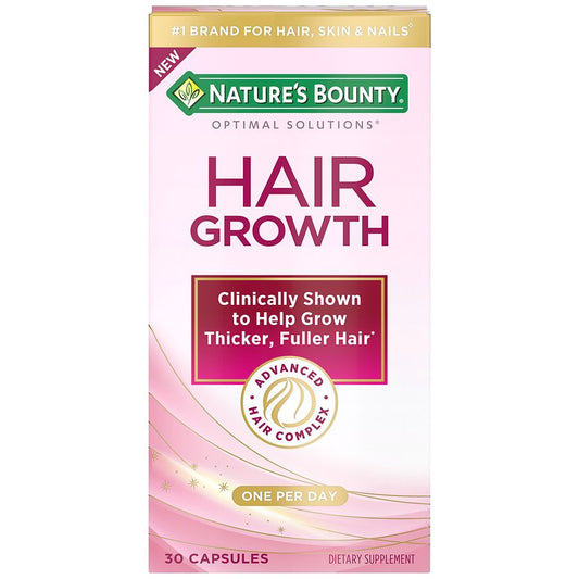Nature's Bounty Hair Growth Supplement 90 Capsules for Strong Healthy Hair