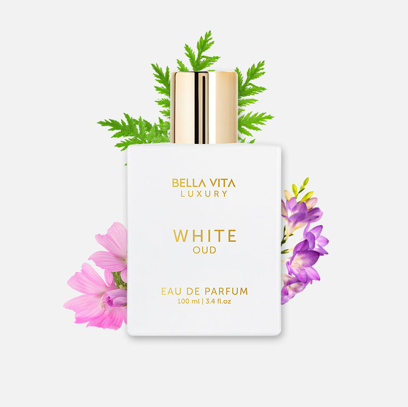 Bellavita Luxury White Oud Eau de Parfum | 100 ml (3.4 fl 07.) | Perfume for Men and Women | Fruity Artemisia
