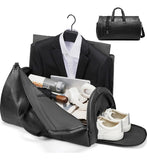 Convertible Garment Duffel Bag with Shoe Compartment – 55L Suit Travel Bag for Men & Women
