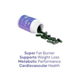 GLP-1 Weight Loss Fat Burner - 90 Capsules - Choline, Chromium, MCT, L-Carnitine