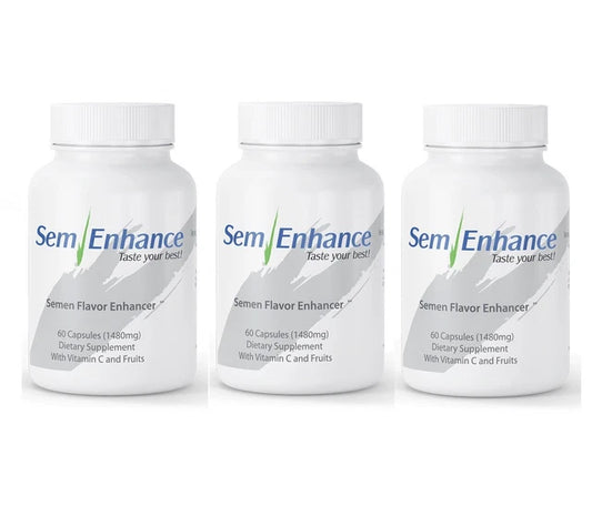 Semenhance Best Semen Flavor Enhancer,Natural Fruity Taste Formula 60 Capsules