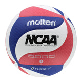 Molten V5M5000-3N Flistatec NCAA Volleyball - Red/White/Blue - PU Microfiber Ball