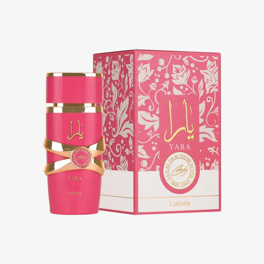 Lattafa YARA Candy for Women Eau de Parfum Spray – 3.40 oz / 100 ml