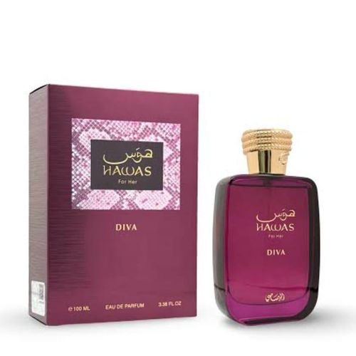RASASI Hawas Diva Eau de Parfum For Women – 3.4 oz / 100 ml