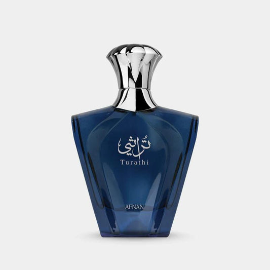 Afnan Turathi Blue Eau de Parfum Spray for Men, 3.04 Fl. Oz – 3.04 oz / 90 ml