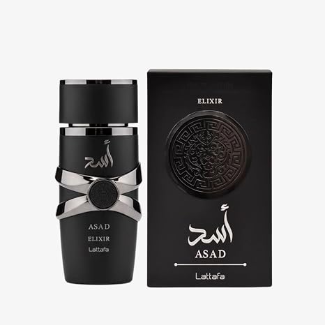 Lattafa ASAD Elixir for Unisex Eau de Parfum Spray – 3.40 oz / 100 ml