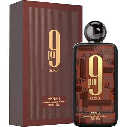 Afnan 9 PM Elixir Unisex Extrait de Parfum – 3.4 oz / 100 ml