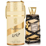 Lattafa Perfumes Oud Mood for Unisex Eau de Parfum Spray – 3.40 oz / 100 ml