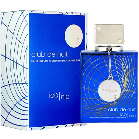 Armaf Club de Nuit Blue Iconic for Men Eau de Parfum Spray – 3.6 oz / 105 ml