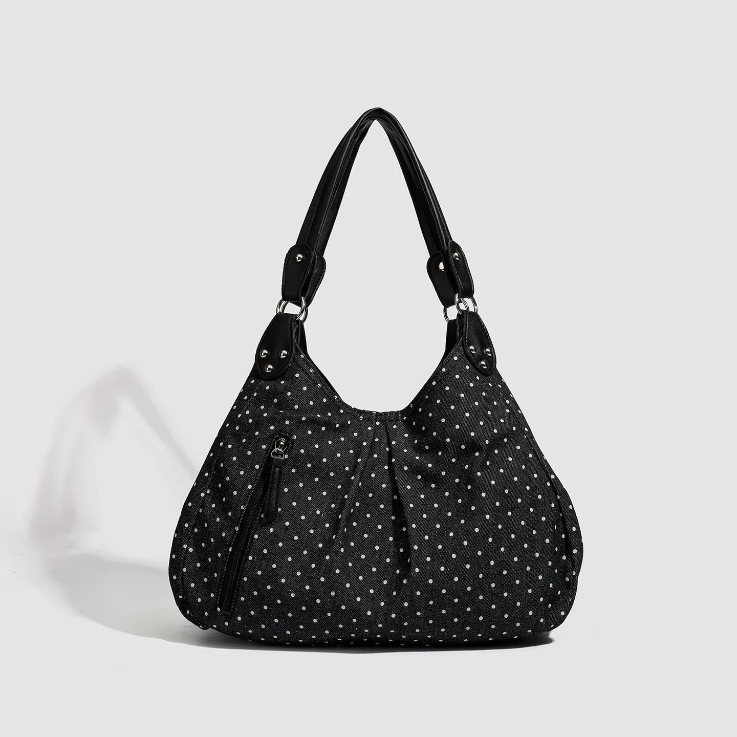 Fashionable Vintage Messenger Bags New Polka Dot Handbag