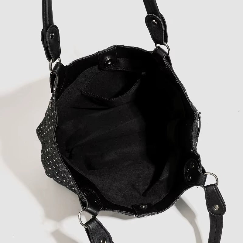 Fashionable Vintage Messenger Bags New Polka Dot Handbag