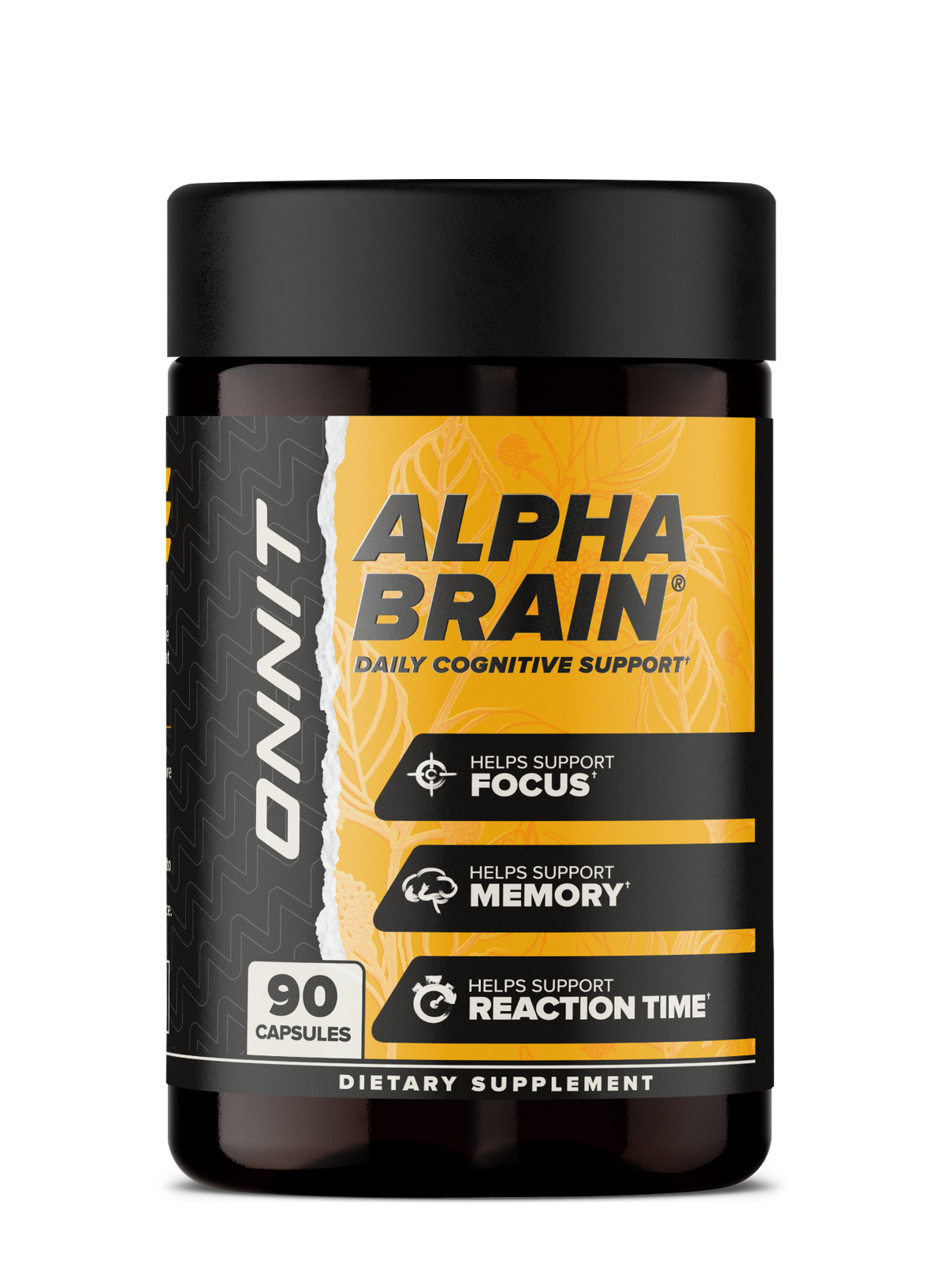 Alpha Brain Memory & Focus Daily Cognitive Support 90 CAPSULES