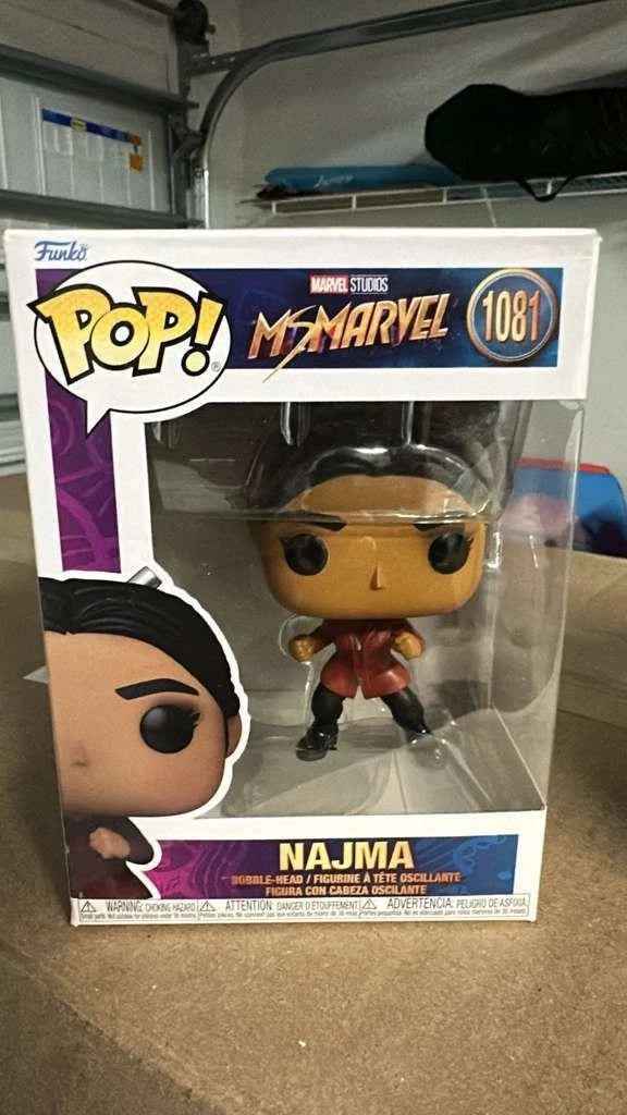 Funko Pop! Marvel Ms. Marvel Najma #1081 Vinyl Figure New in Box