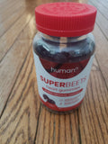 HumanN Super Beets Strawberry Gummies 60 Ct Blood Pressure Support