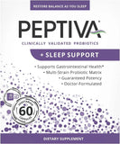 Peptiva 26 Billion CFU Probiotic & Sleep Support - Clinically Validated Multi-St (60 CAPSULES)