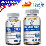 Hyaluronic Acid Anti Aging Hydrating Capsules Wrinkles Fine Lines Joint Health 60 CAPSULES