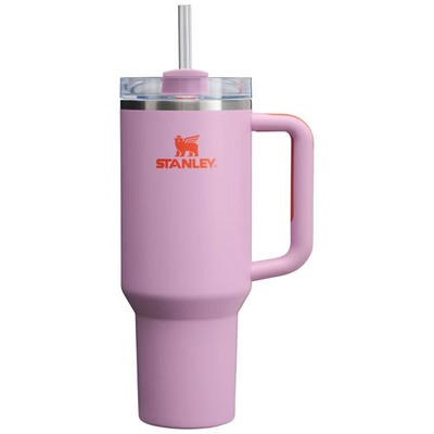 Flamingo Barbie pink Stanley Quencher H2.0 FlowState Tumbler 40 oz Cup w/box