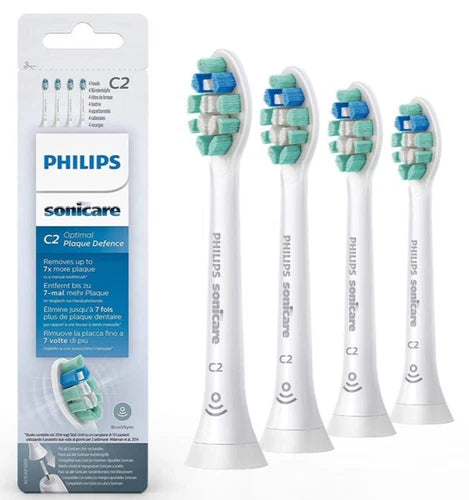 4x Pack C2 Optimal Plaque Control Toothbrush Head for Philips Sonicare HX9024/10