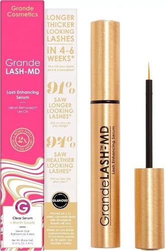 Grande Cosmetics GrandeLASH-MD Lash Enhancing Serum - 4 ml for Longer, Lashes