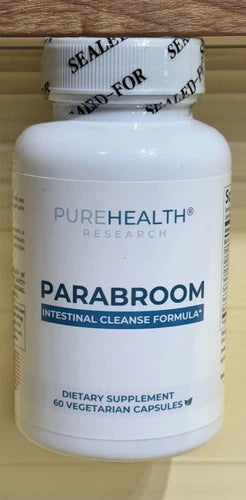 ParaBroom Intestine Support For Humans Para Broom by Pure Health 60 Capsules