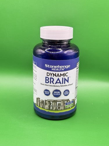 Stonehenge Health Dynamic Brain Supplement For Enhanced Memory and Focus 60 Caps